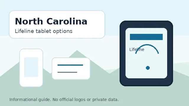 Free government tablet and Lifeline options for low income residents in North Carolina